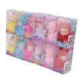 thumbnail image 3 of 12 Uds llavero muñecas pequeño lindo mezcla de colores decorativo niñas colgante llavero muñeca de juguete para bolsos, 3 of 9