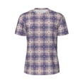 thumbnail image 6 of Rocae Heart Check Plaid for Men's Mesh Quick-Dry Short Sleeve Workout T-Shirt,Mens Crew Neck Tee Lightweight Soft Classic T Shirts X-Small, 6 of 9