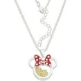 thumbnail image 3 of XYCCA Bijoux Pierre de Naissance pour Femmes et Filles Minnie Mouse Pendentif Plaqué Argent, Rallonge 18+2 Pouces, 3 of 6