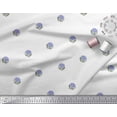 thumbnail image 2 of Soimoi Polyester Crepe Fabric Leaves & Floral Block Print Fabric by Yard 52 Inch Wide, 2 of 3