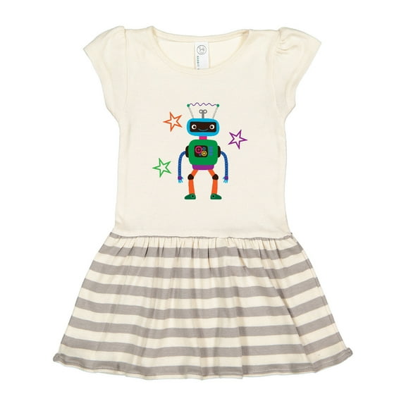 Inktastic Funny Robotics Team Robot Gift Toddler Girl Dress
