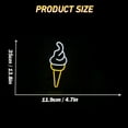 thumbnail image 3 of UPONRAY Ice Cream Desktop Neon Signs, 4.7"*13.8" Dimmable & USB-Powered LED Neon Light, Stylish Desktop decoration for Ice Cream Stand, Restaurant, Shop, Hotel Lobby, Kitchen, 3 of 7