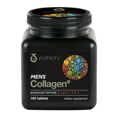 Youtheory Men's Collagen Advanced 160 count (1 (Best Collagen Supplements For Joints)