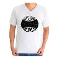 thumbnail image 1 of Awkward Styles Men's Baseball Dad Sport Lover`s Graphic V-neck T-shirt Tops Black Father's Day Gift Idea, 1 of 4