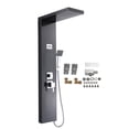 thumbnail image 2 of Stainless Steel Bathroom Shower Panel Rain Waterfall Spray with Handshower Kit, 2 of 7
