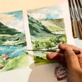 thumbnail image 3 of Juego de 5 pinceles para acuarela (óleo, acrílico y gouache), 3 of 5