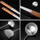 thumbnail image 2 of Utensilios de cocina profesionales para chef, mango de madera, diseño ergonómico, utensilios de cocina de acero inoxidable para cocinar resistentes al calor, complemento perfecto para wok, aptos para, 2 of 6