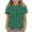 A-Army Green, variant on Kids Boys Girls Crew Neck Short Sleeve T Shirt Polka Dot Print Jacquard Casual Top 3-12T
