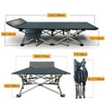 thumbnail image 3 of Lilypelle Folding Bed Cot with 3.3 Inch 2 Sided Mattress, 75"* 28" Folding Sleeping Cot Guest Bed, Folding Camping Cots with Carry Bag, 3 of 11