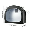 thumbnail image 6 of KFFKFF Bicycle Shelter, Accommodates 1-2 Bicycles, Roomy Outdoor Bicycle Shelter with Aeration Opening, Water-Resistant Simple Assembly Bicycle Shelter with Durable Fiberglass & Twin Fasteners, 6 of 9