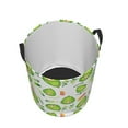 thumbnail image 4 of Xecao Kawaii Avocado Print Laundry Hamper Basket,designed for Blanket Storage and Nursery Clothes in the Bedroom, 4 of 8