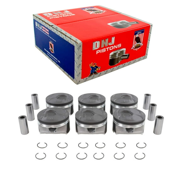 DNJ P3236 Piston Set Standard Size Fits Cars & Trucks 12-17 Cadillac 3.6L V6 DOHC