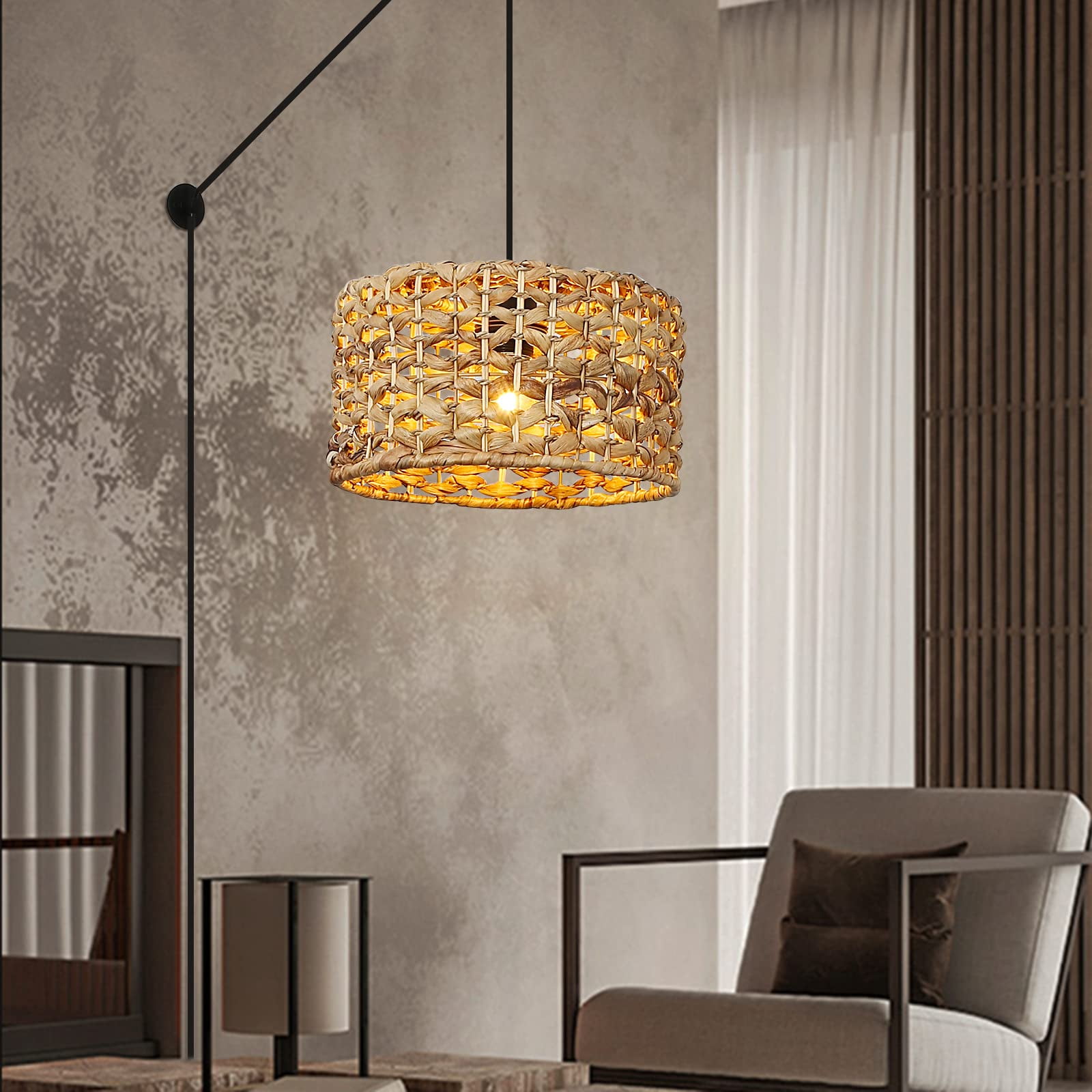 Rustic plug in pendant light best sale