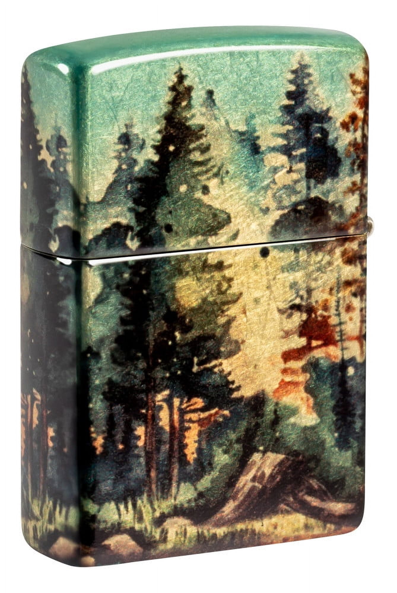 Zippo Off the Grid Design 540 Tumbled Brass Pocket Lighter