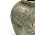 thumbnail image 6 of LuxenHome Rustic Gold and Brown Terracotta 8.7-Inch Tall Bud Vase, 6 of 11
