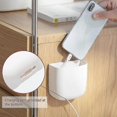 thumbnail image 4 of 2 Pack Self Adhesive Organizer Storage Box Remote Control Holder Media Organizer For Phone Remote Control Pen, Hole-free (ruipei), 4 of 5