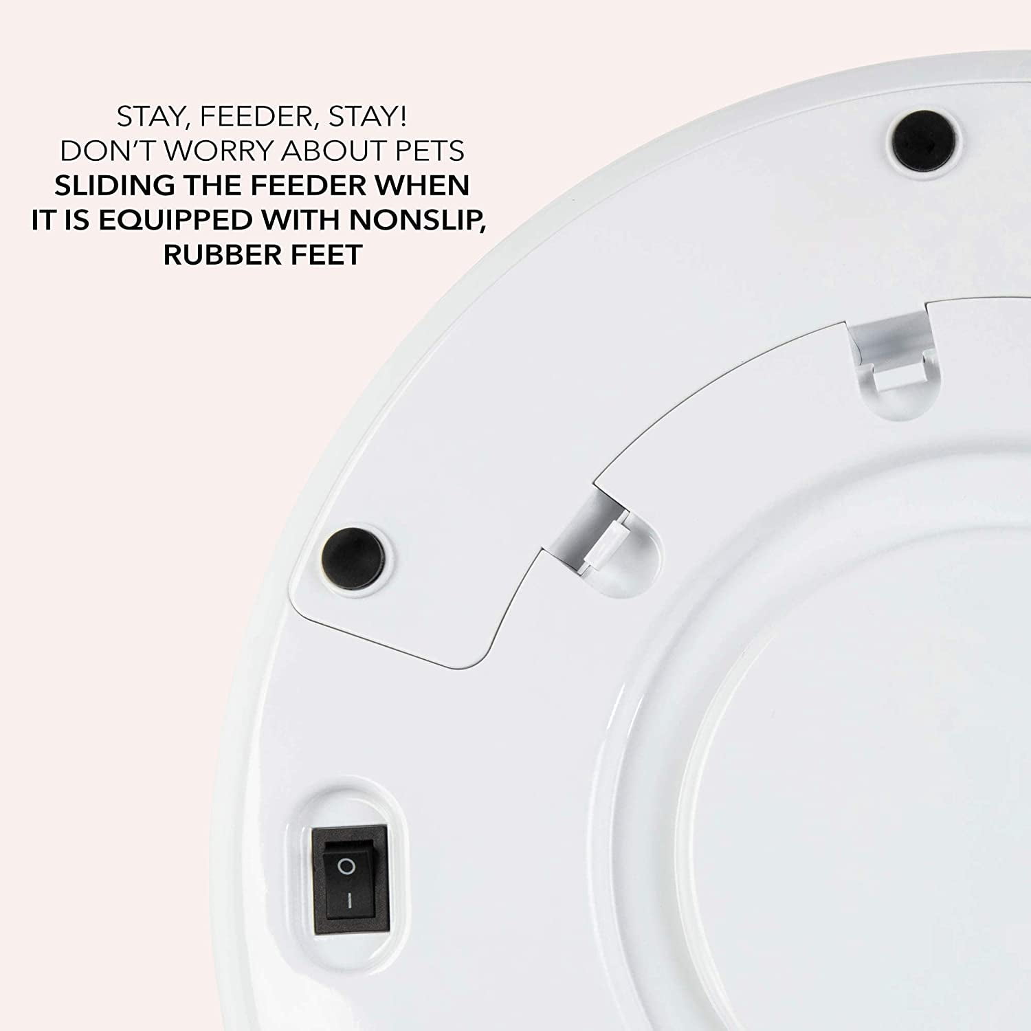 Arf Pets Automatic Pet Feeder 5 Cup Capacity with Programmable Timer, Portion Control, Dishwasher-Safe Tray for Small Dogs & Cats