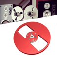 thumbnail image 4 of 1/4 7 Inch Empty Tape Reel Aluminum Alloy 2 Holes Universal Open Reel Takeup Reel for Nab Opening Machine Part for TEAC Red, 4 of 5