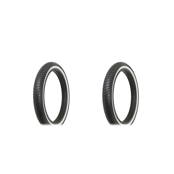 Two Tire 20 x 3.00 Black/White Side Wall IA-2065.