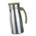 thumbnail image 4 of lingqin Stainless Steel Vacuum Insulated Kettle 1L Tea Pot for Shop Hotel Restaurant Green with handle, 4 of 9