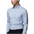 thumbnail image 5 of Camisa de hombre Elástica Slim Business Camisa de manga larga Pompotops  oipoqjl48025, 5 of 5
