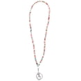 thumbnail image 1 of MasteelfCA 1pc Polymer Clay Lanyard Woman Beaded Necklace Hanging Chain Key Hanging Rope, 1 of 7