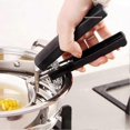 thumbnail image 4 of Stainless Steel Anti-hot Pot Pan Hot Dish Gripper Clip Retriever Tongs Pot Clamp Plate Bowl Clip Gripper Steam Hot Crab Oven Chef Stove Gripper Clip F, 4 of 5