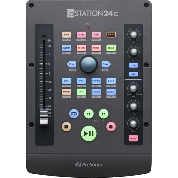 Interfaz de audio y controlador de producción PreSonus IOStation 24c