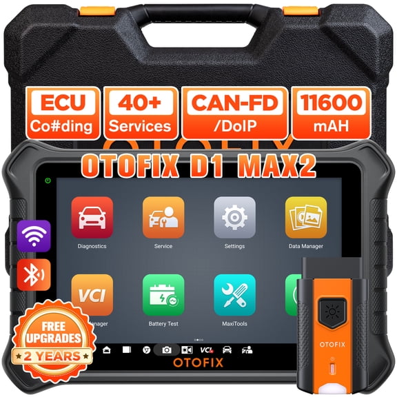 OTOFIX D1 Max2 Diagnostic Scanner, Bi-Directional Scan Tool, 40 Service Functions,Full System Diagnostics, 2-Year Free Updates