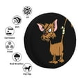 thumbnail image 5 of ZNDUO Wounded Pirate Cat Pattern Spare Tire Cover, Universal Fit for Jeep Trailer RV SUV Camper Vehicle Waterproof Dust Tire Cover 17 inch, 5 of 8