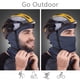 thumbnail image 5 of Máscara facial Achiou Summer Balaclava Ski Mask, protector UV, azul marino, 5 of 6