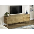 thumbnail image 2 of 72" Mid-Century TV Stand​ – Walnut Laminate Media Console with Storage, 2 of 9
