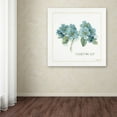 thumbnail image 3 of Trademark Fine Art Lisa Audit My Greenhouse Forget Me Not Canvas Wall Art - 14x14, 3 of 3