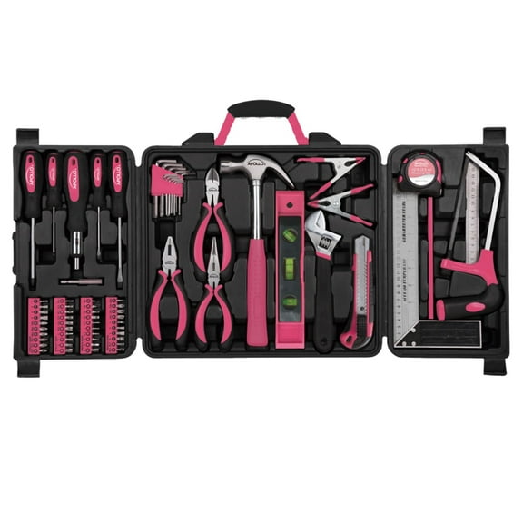 Apollo Tools 71 Piece Household Tool Kit Pink - DT0204P