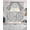 Grey, variant on Baroque Grey Swag Curtains for Living Room/Bedroom Windows, Vintage Damask Classic Floral Kitchen Curtains and Valances Set 36 Inch Length, Light Filtering Swags Valance Curtain Panels