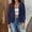 Navy-Coat, variant on Solid Knit Cardigan for Women Button Down Open Front Cardigans Long Sleeve Casual Lightweight Coat Outwear