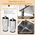 thumbnail image 5 of Mohsoe Mop Sink 18 x 16 x 22 Inch, Commercial Stainless Steel Utility Sink with High Baffle, Large Capacity Floor Sink for Mudroom Laundry Janitor Closet, Adjustable Feet, 5 of 9