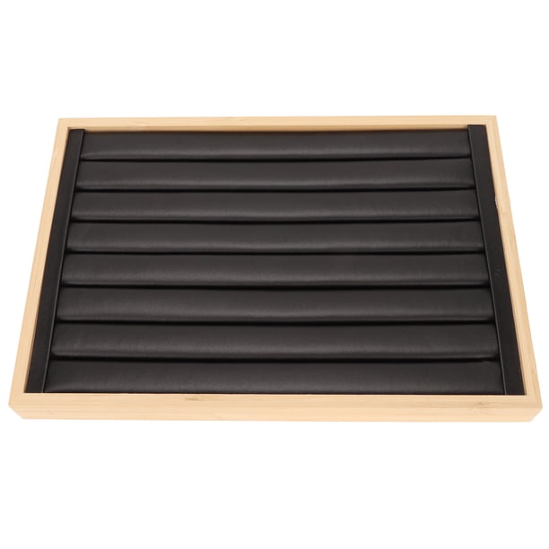 Organizador De Bandeja De Joyería Apilable, Caja De Soporte De Exhibición De Almacenamiento Elegante Suave Resistente Para Anillo Para Tocador ANGGREK AH3110