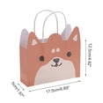 thumbnail image 3 of Unique Bargains Animal Pattern Gift Bags 4 Pcs for All Occasions Orange, 3 of 5