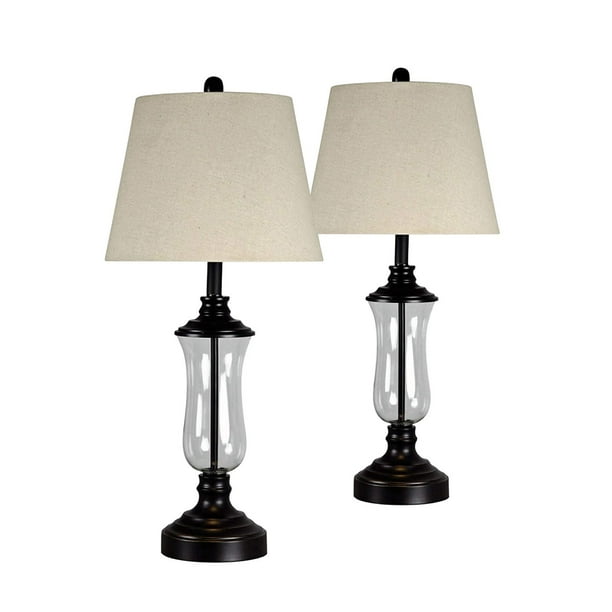 Stylecraft Home Collection Glass Table, Stylecraft Home Collection Table Lamps