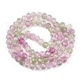 thumbnail image 3 of 1strand Transparent Glass Beads Strands Faceted(32 Facets) Rondelle Violet 6x5mm Hole: 1mm about 84pcs/strand 16.34~17.12''(41.5~42.8cm) Glass, 3 of 4