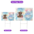 thumbnail image 5 of Happy Birthday Cute Puppy Yorkshire Terrier with Cake Gifts Party Hat Yard Sign Yorkie Dog Lover Gifts Outdoor Home Lawn Garden Porch Decor - 00029, 5 of 5