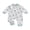 Blue, variant on BemeyourBBs Newborn Baby Boy Ski Outfits Zipper One Piece Romper Long Sleeve Round Neck Ski Print Jumpsuit Fall Winter Spring Clothes