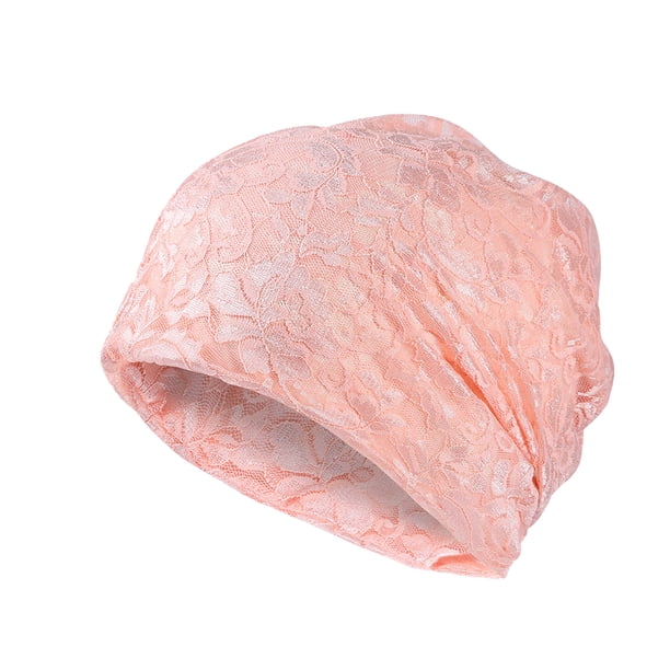 Qarigey Gorro de nailon y LICRA para mujer, gorros con estilo, accesorios ajustables para la cabeza, gorro de punto, tocado de otoño, azul Sombreros Rosado Qarigey AP011230-05