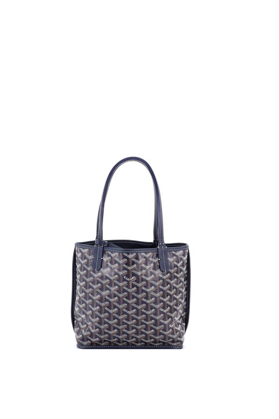 Pre-Owned Anjou Reversible Tote Coated Canvas Mini By Rebag