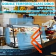 thumbnail image 4 of Garvee Commercial Display Refrigerator,6.5 Cu.ft Pastry Display Cabinet with LED Lighting,Automatic Defrost,Adjustable Temperature,Countertop/Floor Refrigerator, 4 of 7