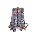 thumbnail image 2 of Bravo! Women's Backpack Flower Bloom Leaves Nature Rucksack Drawstring Bag, 2 of 3