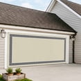 thumbnail image 4 of Beige Garage Door Cover Banner 7 x 16 FT, Black Modern Geometric Abstract Art Aesthetics Garage Door Curtains Backdrop with Grommets for Indoor Outdoor Wall Party Porch Yard Decorations Background, 4 of 9