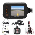 thumbnail image 2 of Motorcycle DVR,  Recording 1080P+720P Front View Cam Waterproof 2in Display Dynamic Induction  For Autocycle, 2 of 8