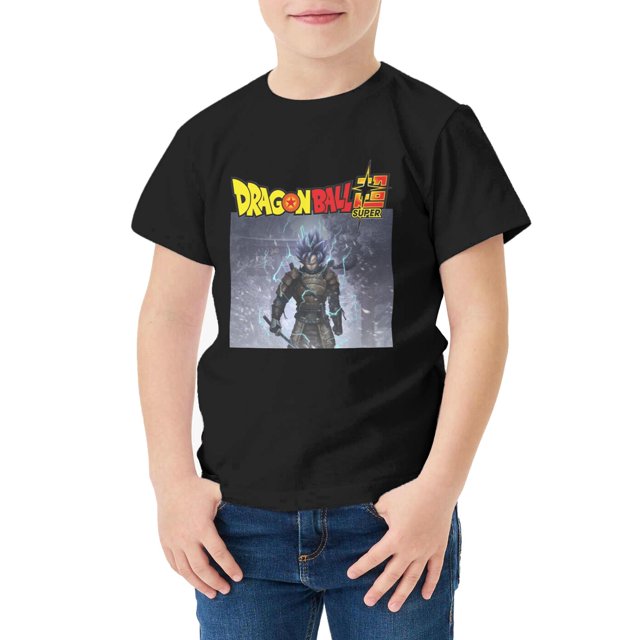 Camiseta Algodón de DBZ para niños